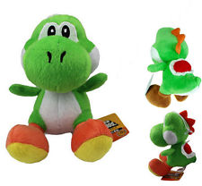 Super Mario Bros 7" Green Yoshi Plush Toy Kids Soft Toy Doll Birthday WHR