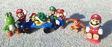 Vintage Super Mario Bros. Figures yoshi donkey kong luigi - Lot of 7 mixed