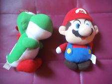 Very Rare Super Mario World Mario & Yoshi Plush Snes Banpresto Japan 1991