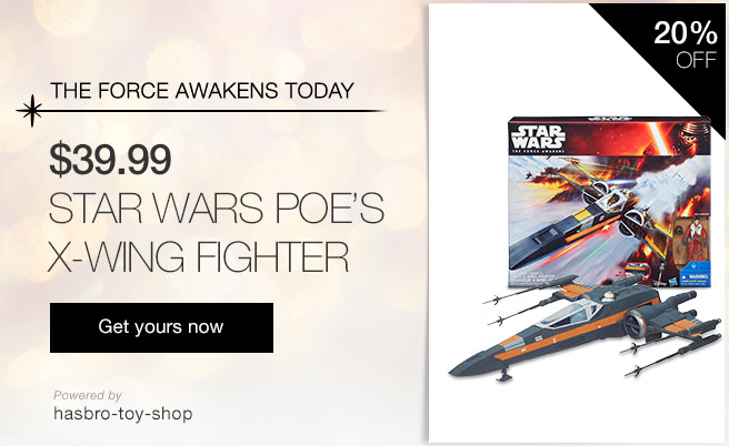 $39.99 Star Wars Poe X-Wing Fighter