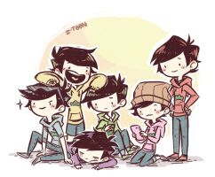Osomatsu-san by Z-T00N
