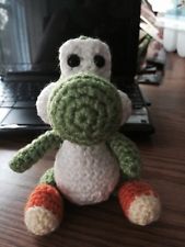 New Hand Crochet Mario Yoshi Woolly Amiibo Crochet Plushy Doll Toy Collectible