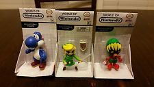 World of Nintendo figures Toon Link, Deku Link, Purple Yoshi! Hard to find!!