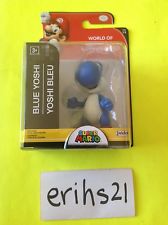 Blue Yoshi World of Nintendo 2.5 Inch figure Jakks Pacific Toy 1-6 wave 6