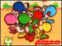 Yoshi's Story embroidered wallpaper