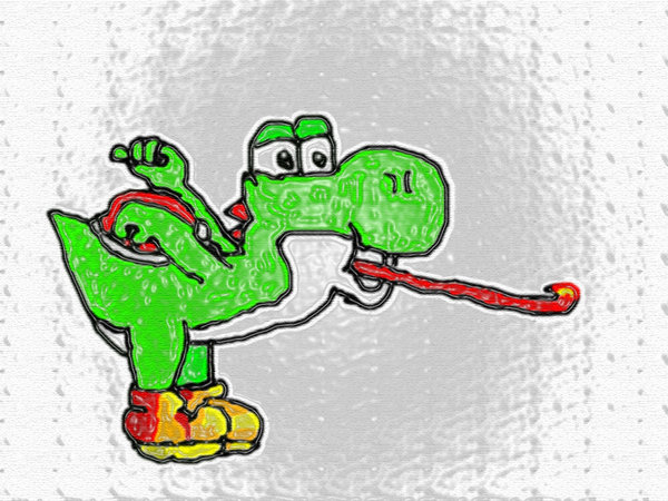 Yoshi open mouth