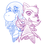 Ultimate Partner- Chibi sketch