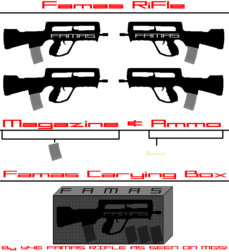 FAMAS Sprites