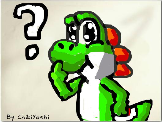 Thinking Yoshi