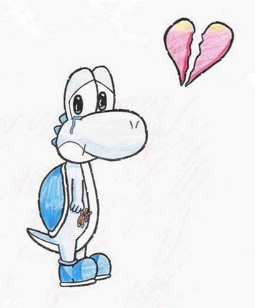 Yoshi is sad...