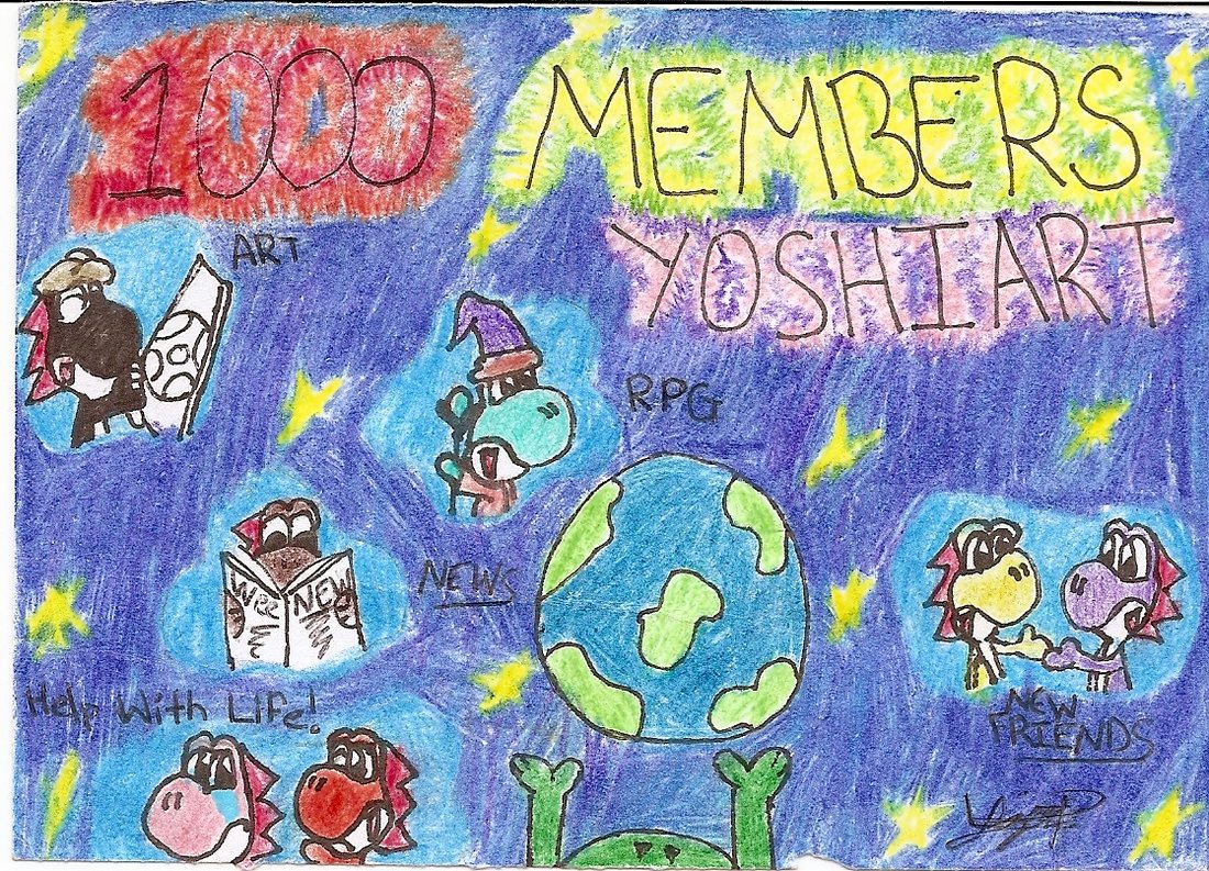 1000 member yoshiart