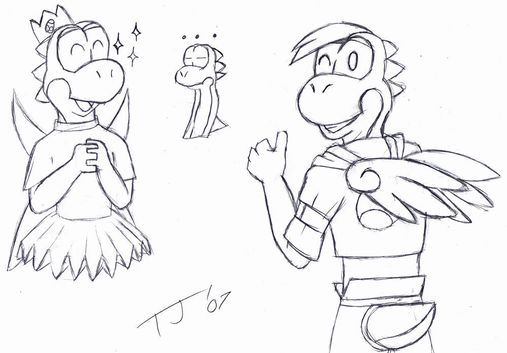 Yoshi Sketch #3
