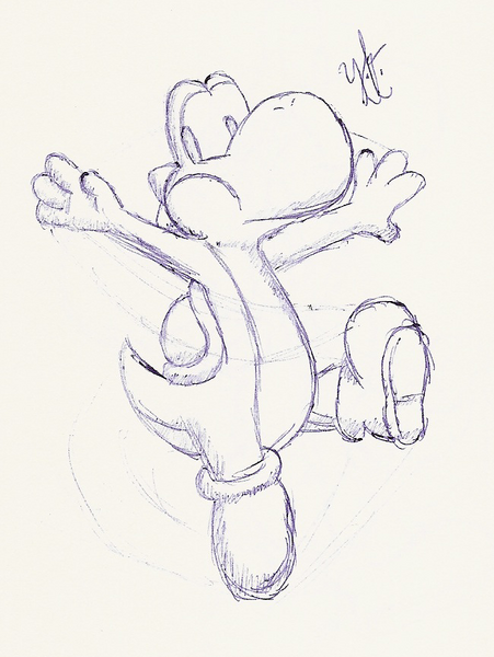 Yoshi Spinning