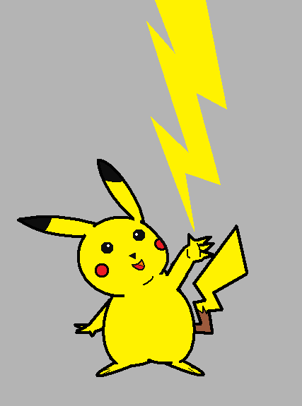 Pikachu on Paint