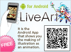 'LiveArt' It is the Android App that shows you the making of illustration as an animation.