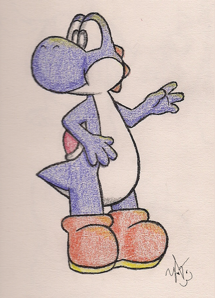 Scan-A Purple Yoshi