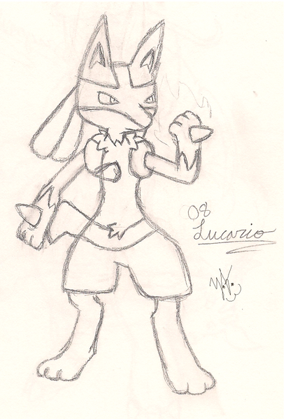 It's a Lucario!