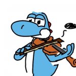 Yoshi playing violin