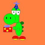 Yoshi in a Boring Party