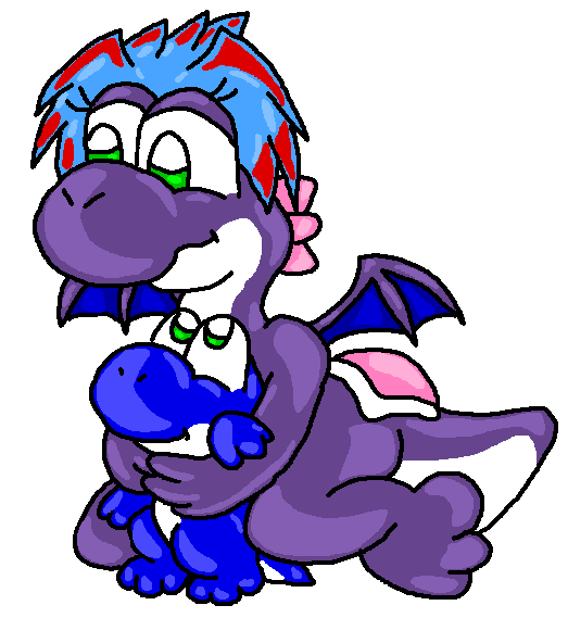 rosanda_with_a_yoshi_baby_awww