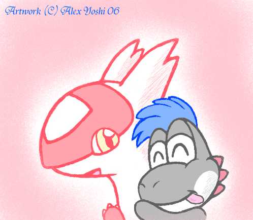 Rouge_yoshi_hugging_latias