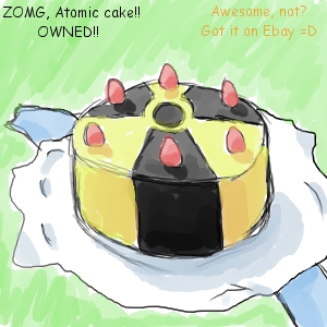 ABY's Birthday Comic - Atomic Cake