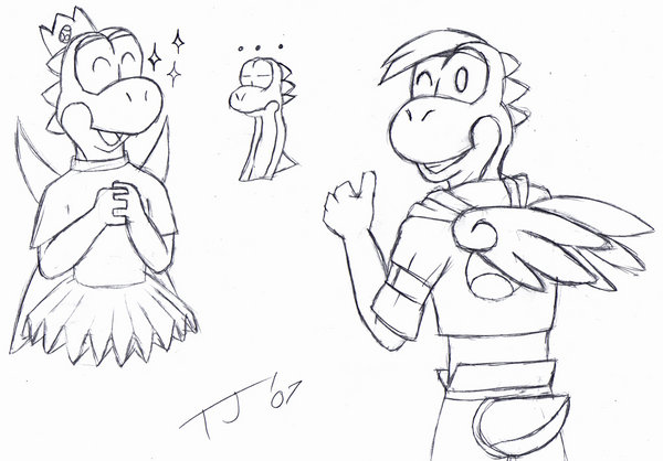 Yoshi Sketch #3