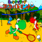 Yoshi's island - beach badminton