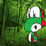 Yoshi in Forest